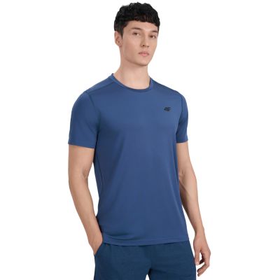 6. Men's T-shirt 4F FNK M1521 denim 4FWAW25TFTSM1521 32S