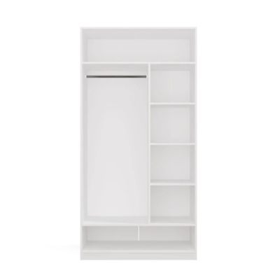 6. Modular Wardrobe OPENO SET 260/200 WHITE – Drawers, Rails and Shelves, Large, for the Bedroom