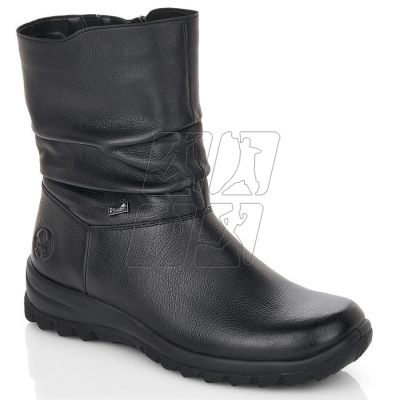 9. Waterproof leather boots insulated with wool Rieker TEX W RKR617