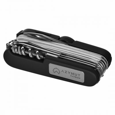 2. Tatron AZYMUT pocket knife - 25 tools + holster, 90mm black ( HK20017BL )