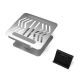 3. Wozinsky WRS-CPY84SS Aluminum Laptop and Tablet Stand + Free Smartphone Stand - Silver