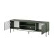 2. EF TRESSE TV cabinet 180x40x54.5 matt green