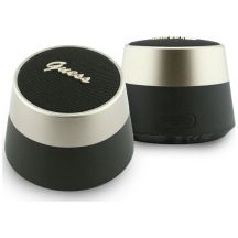 Guess 5W Script Metal Logo Bluetooth Speaker - Black