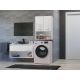 4. Washing machine cabinet POLA MINI DK 64x30xH90 glossy white