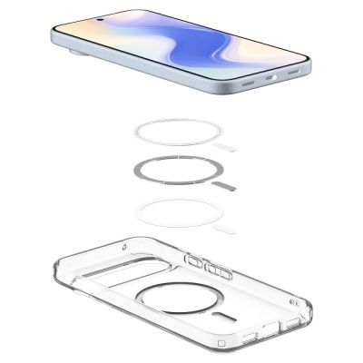 8. Spigen Ultra Hybrid Mag MagSafe Case for Google Pixel 10 / 10 Pro - Clear and White