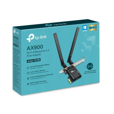4. TP-LINK Archer TX10E Wi-Fi 6 AX900 Network Card