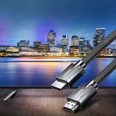 3. Ugreen cable HDMI 2.1 cable 8K 60 Hz / 4K 120 Hz 3D 48 Gbps HDR VRR QMS ALLM eARC QFT 2 m gray (HD135 70321)
