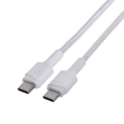 4. GREEN CELL CABLE KABGC29W GC POWERSTREAM USB-C - USB-C 200CM, POWER DELIVERY 60W, ULTRA CHARGE, QC 3.0, WHITE