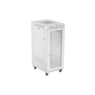 12. Lanberg FF01-6827-23SL 27U Floor Mount Rack Gray