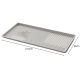 3. LARGE DRAINER SHOE RACK TASSY DRY PAD LIGHT BROWN PROSPERPLAST