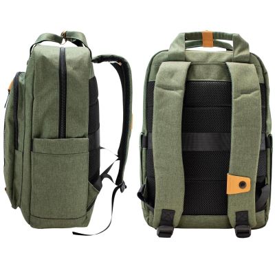 2. Khaki Laptop Backpack SEMI LINE