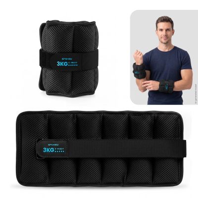 2. Set of 2 Wrist or Ankle Weights Spokey ACTIVE FORM 3 kg