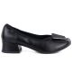 2. Comfortable black women's block heel pumps M.Daszyński SA279-1 3