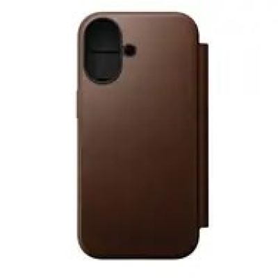 9. Nomad NM014209858 Cell Phone Case 16 cm (6.3") Folio Brown
