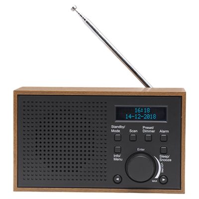 2. Radio Denver DAB-46DARK GREY Internet Analog and Digital Black, Brown