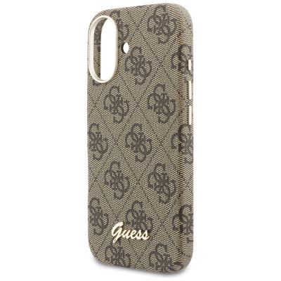 6. Guess 4G Script MagSafe Case for iPhone 17 - Brown