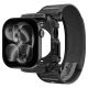 Spigen Rugged Armor case + Spigen Athlex Air band set for Apple Watch (46 mm) - black-grey