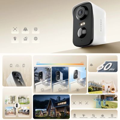 5. Dreame Navo Care SE 1 Outcam outdoor camera with solar panel - white