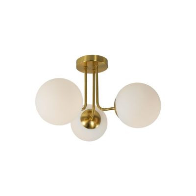 RAILE 3XE27 gold ceiling lamp
