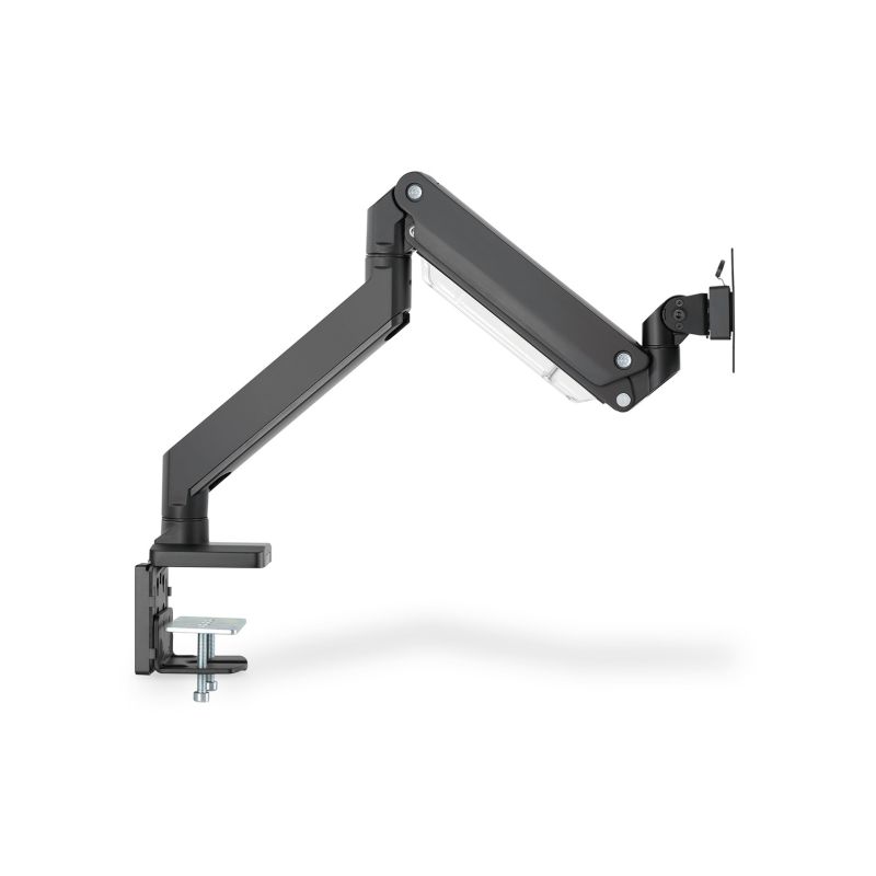 23. Single desk arm with clamp 1xLCD with gas spring max. 35" and 15kg