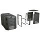 4. EKOBAT GARDEN COMPOST BIN SEGMENTED MODULE COMPOGREEN 1200L - BLACK