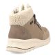 10. Beige waterproof leather ankle boots for women – Rieker L7701-24
