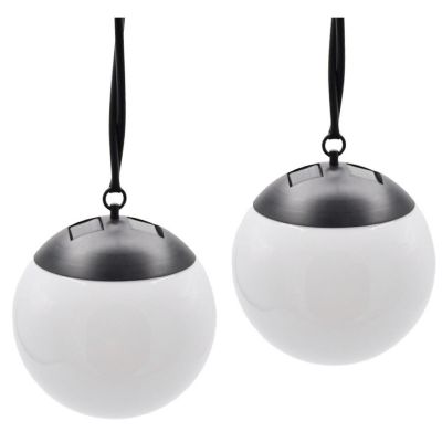 SOLAR LAMP PLASTIC HANGING BALL 20CM