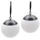 SOLAR LAMP PLASTIC HANGING BALL 20CM