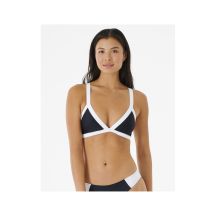 RIP CURL Mirage Colour Block Tri Bikini Top, Black