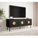 3. PALAZZO TV cabinet 150x42x60 black + craft oak