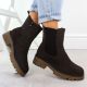 5. Women's Chocolate Brown Leather Chelsea Boots Sergio Leone TR25733-S