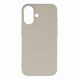 2. Liquid Silicone Case MagSafe for Samsung Galaxy S25 - Beige