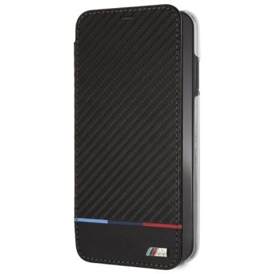 2. BMW Carbon Tricolor Stripe iPhone XS Max Case - Black