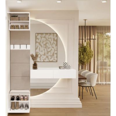 5. HAGA Coat Rack, 1 pc, White