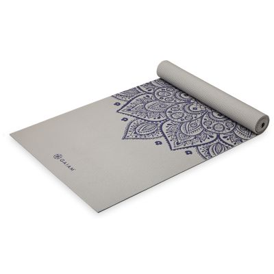 11. Gaiam Sustained Sundial Flower Yoga Mat 5mm 65732