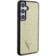 4. Guess Rhinestone Triangle case for Samsung Galaxy S24+ - gold