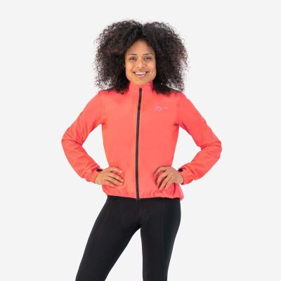 3. Rogelli women's rain jacket CORE coral S