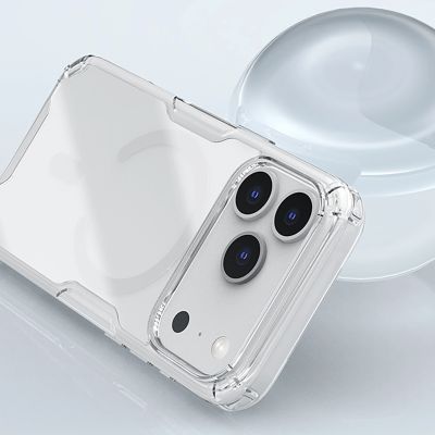 7. Nillkin Nature TPU Pro MagSafe Compatible Case for iPhone 17 Pro - White