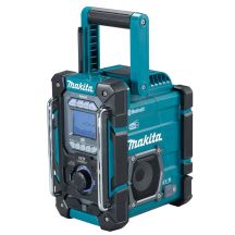 Makita DMR301 digital portable radio, black, sea green