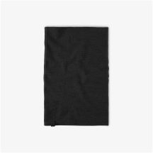 Buff Merino Fleece Neck Gaiter – black