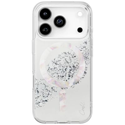 Uniq Coehl Crystelle Magnetic Charging case for iPhone 17 Pro - silver