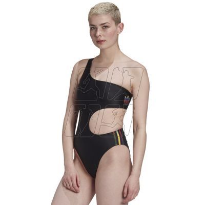 7. Adidas Originals Adicolor 3D Trefoil Swimsuit W GD3972 swimsuit