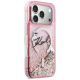 4. Karl Lagerfeld Liquid Glitter Karl Script Logo MagSafe Case for iPhone 17 Pro Max - Pink