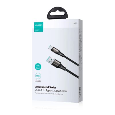 5. Joyroom Light-Speed ​​Series S-A25 USB-A / USB-C cable 100W 1.2m - black