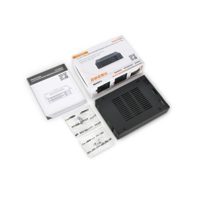 8. Icy Dock MB742SP-B drive bay panel Black