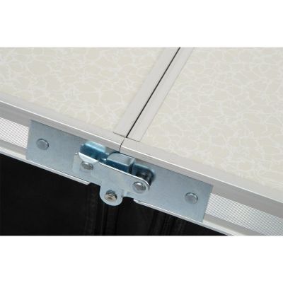 25. FOLDABLE CAMPING TABLE 120x47x70/62/54CM WITH WARDROBE 33x30x36CM