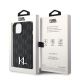 8. Karl Lagerfeld KLHCP15SPKLPKLK iPhone 15 / 14 / 13 6.1" black/black hardcase Leather Monogram Hot Stamp Metal Logo