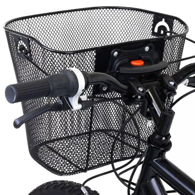 4. Wozinsky WKM-MM metal handlebar bicycle basket - black