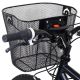 4. Wozinsky WKM-MM metal handlebar bicycle basket - black