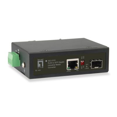 7. LevelOne IGC-0101 - Media converter - GigE - 10Base-T, 100Base-TX, 1000Base-T, 1000Base-X - RJ-45 / SFP (mini-GBIC)